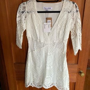 White Lace Bridal Dress